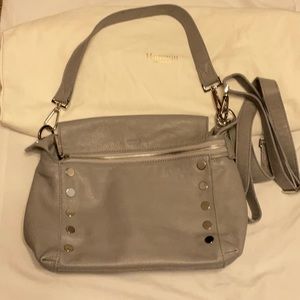 Excellent condition Hammitt gray leather with silver hardware bag